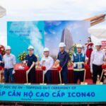 Chính thức cất nóc Tòa tháp căn hộ cao cấp ICON40 tại Hạ Long