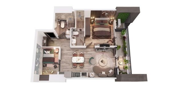 Mặt bằng dự án Icon 40 Hạ Long